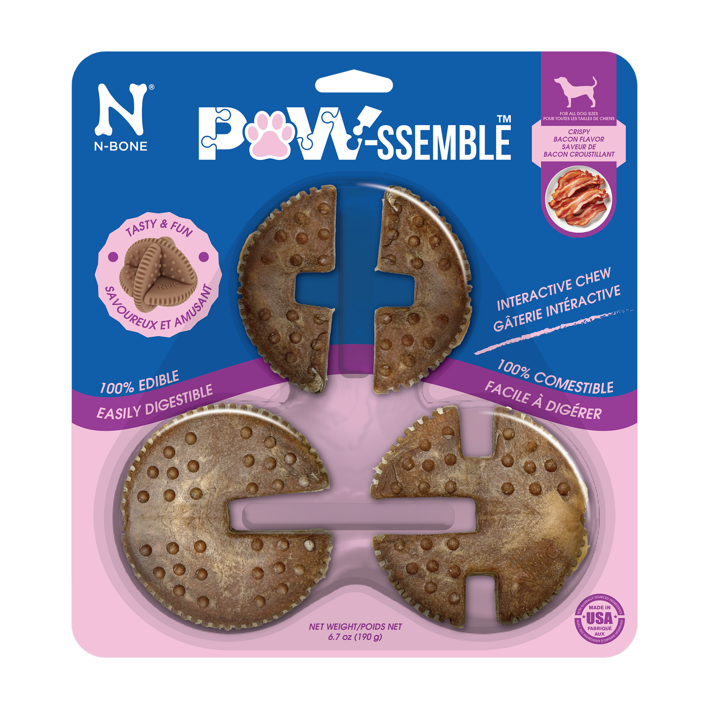 N-Bone® Paw-ssemble Interactive Chew Peanut Butter Flavor