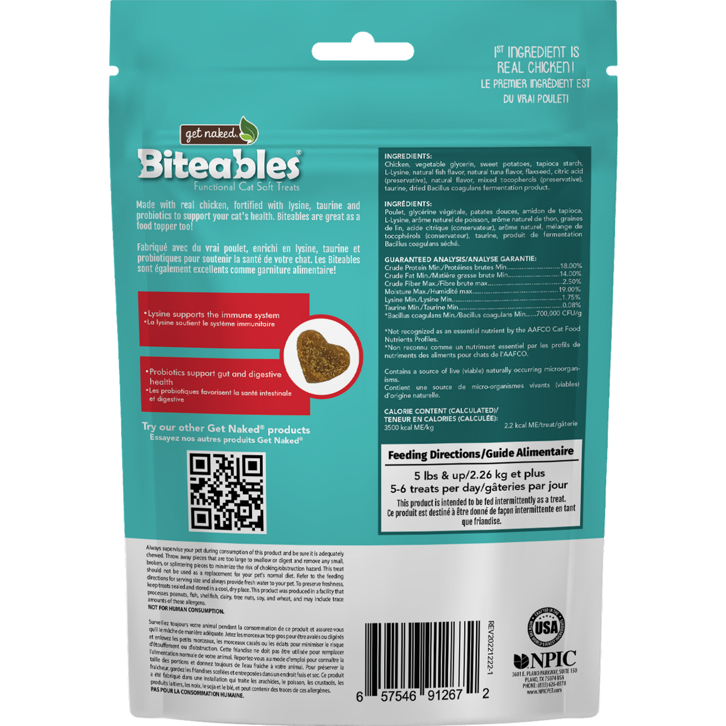 Get Naked® Biteables® Kitten Health+ Functional Soft Treats