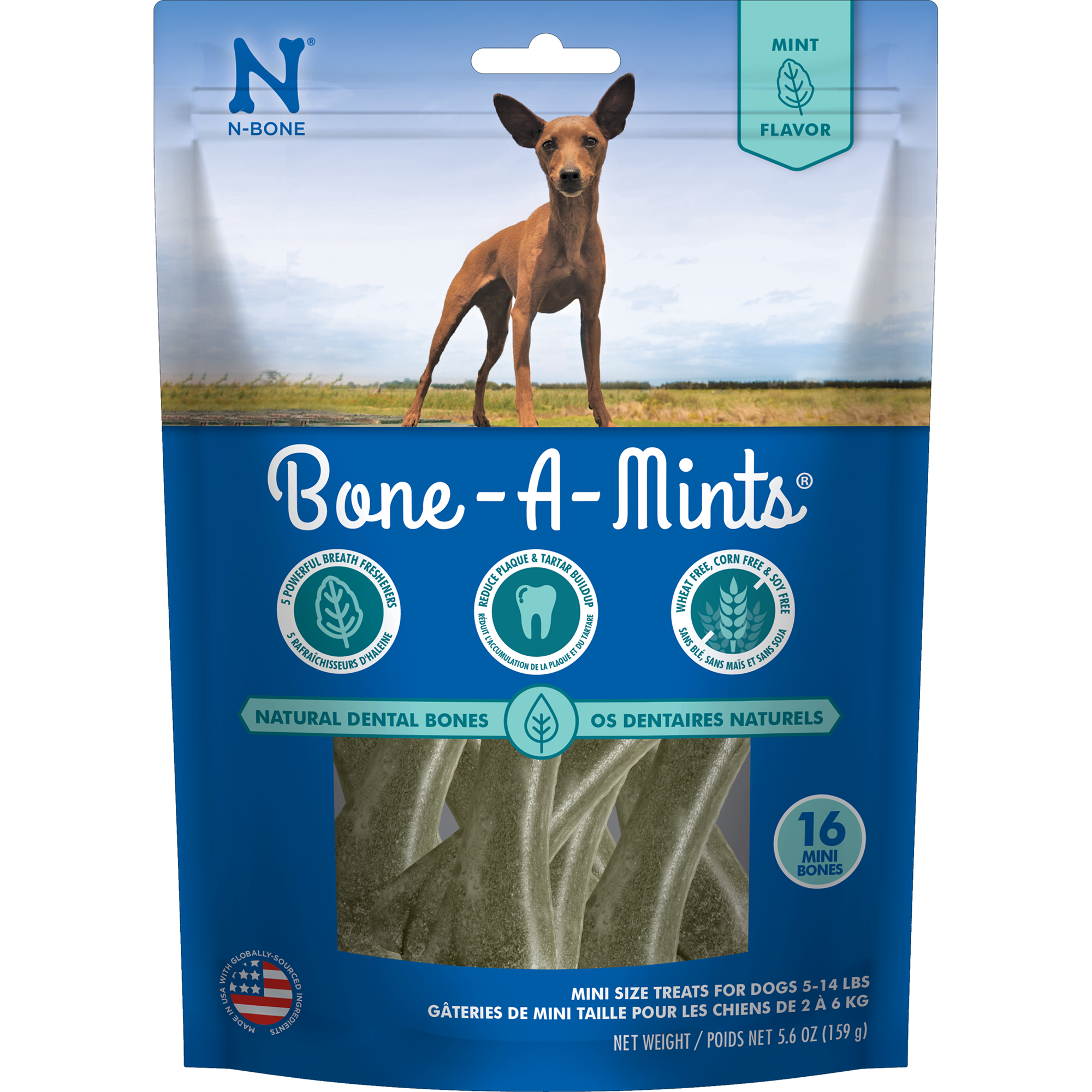 N-Bone® Bone-A-Mints® Mini Natural Dental Bones – NPIC
