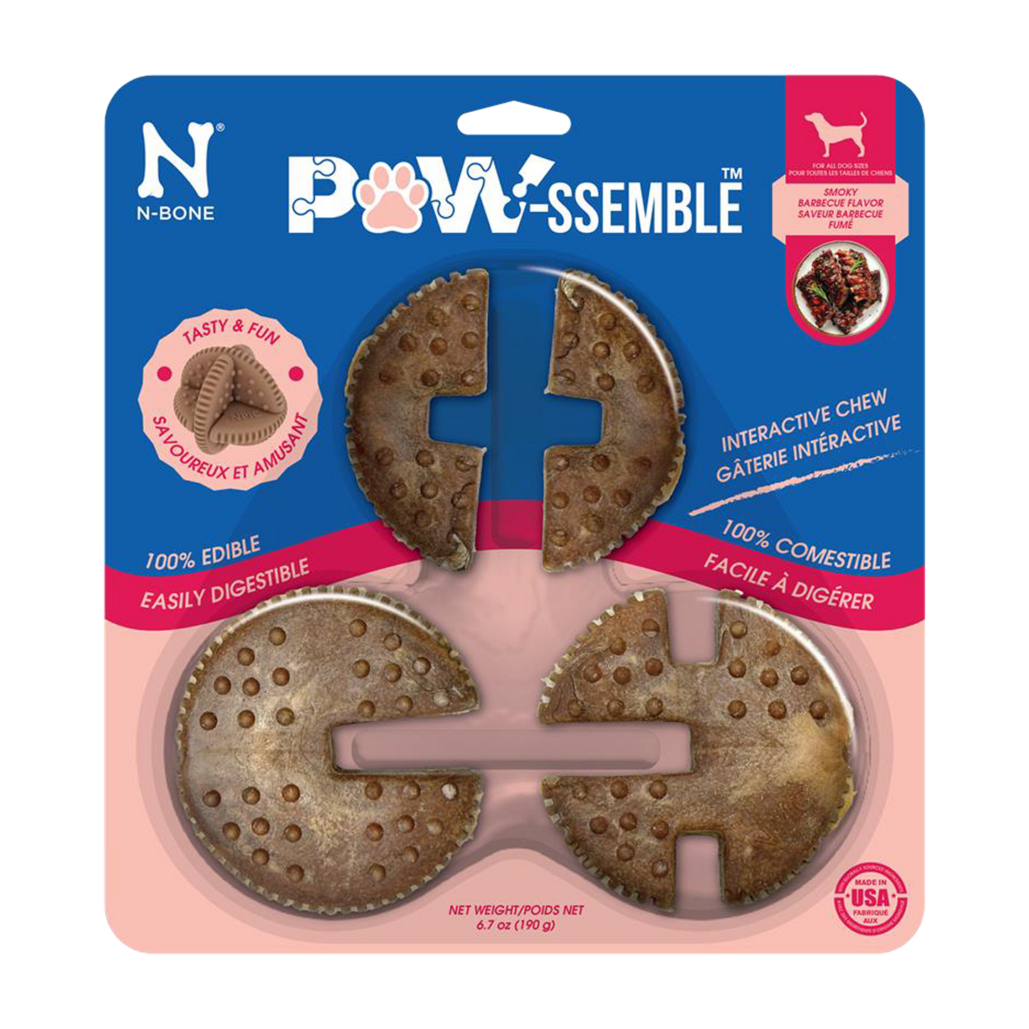 N-Bone® Paw-ssemble Interactive Chew Crispy Bacon Flavor