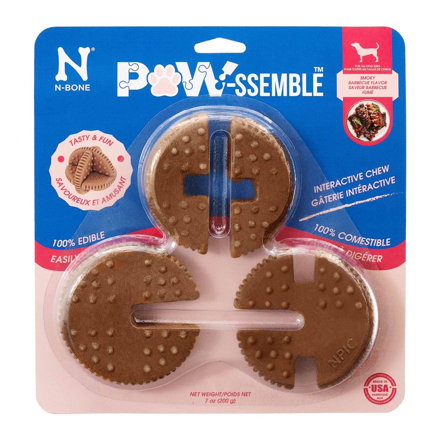 N-Bone® Paw-ssemble Interactive Chew Crispy Bacon Flavor