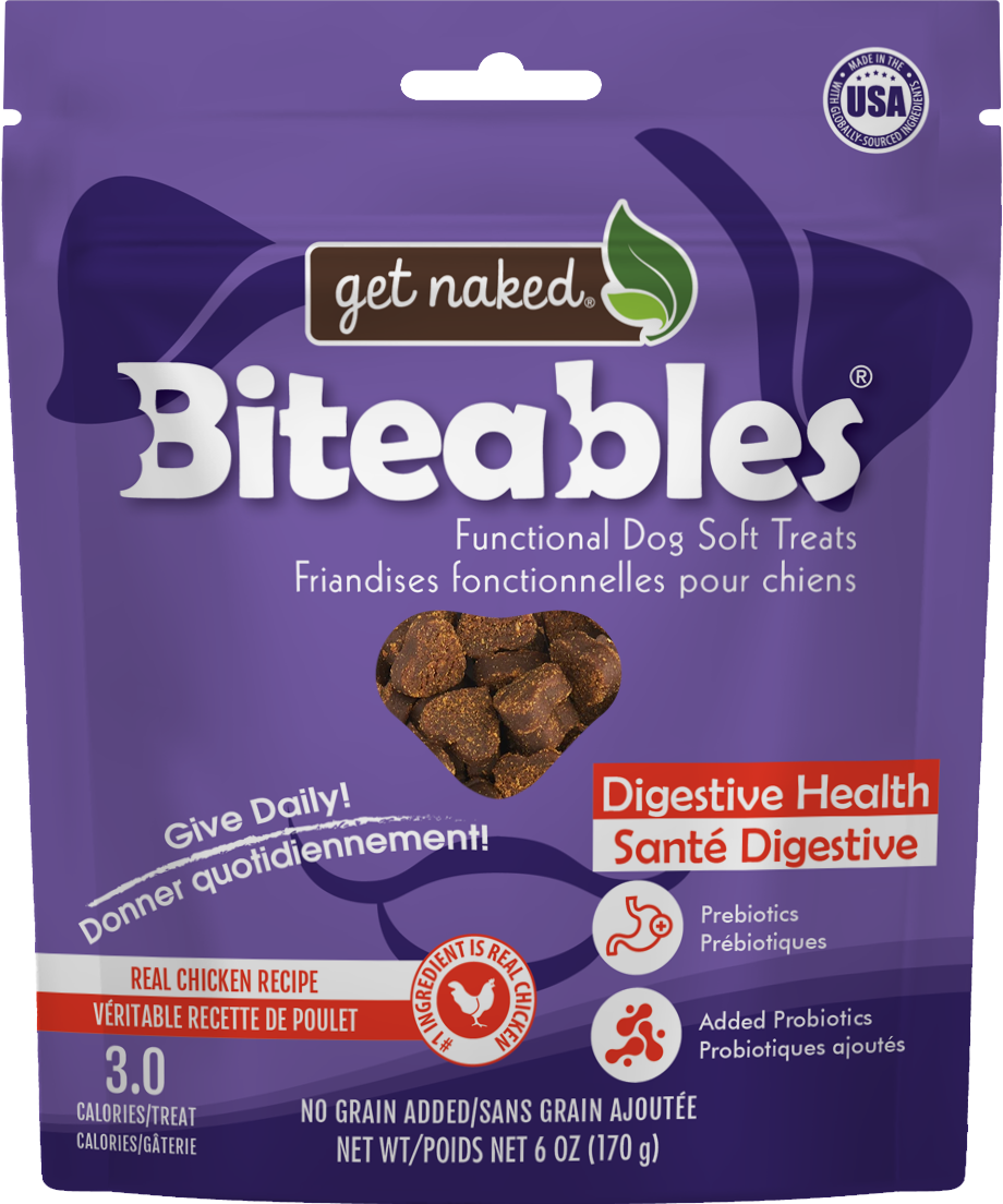 Get Naked® Biteables® Digestive Health Functional Dog Soft Treats