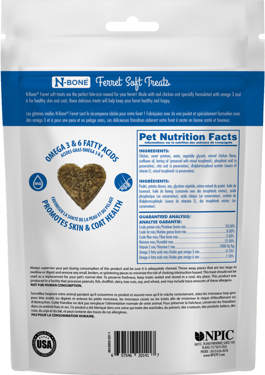 N-Bone® Ferret Soft Treats Chicken Flavor