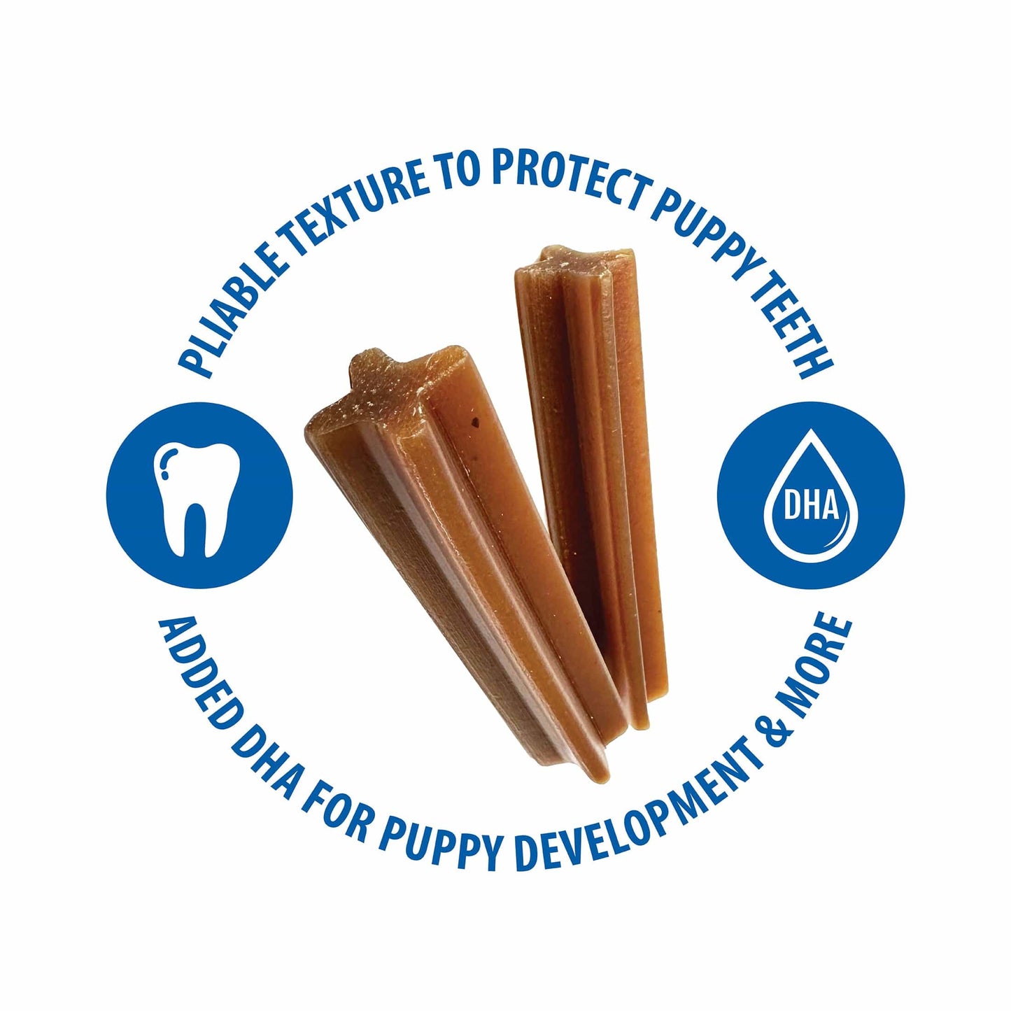 N-Bone® Jumbo Puppy Teething Sticks, 7-count, Pumpkin / Peanut Butter Flavor