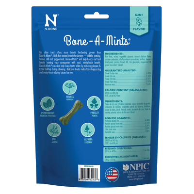N-Bone® Bone-A-Mints® Medium Natural Dental Bones