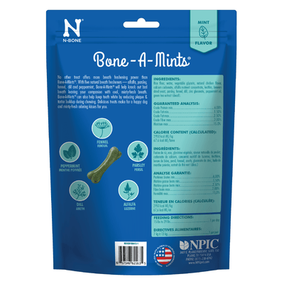 N-Bone® Bone-A-Mints® Small Natural Dental Bones