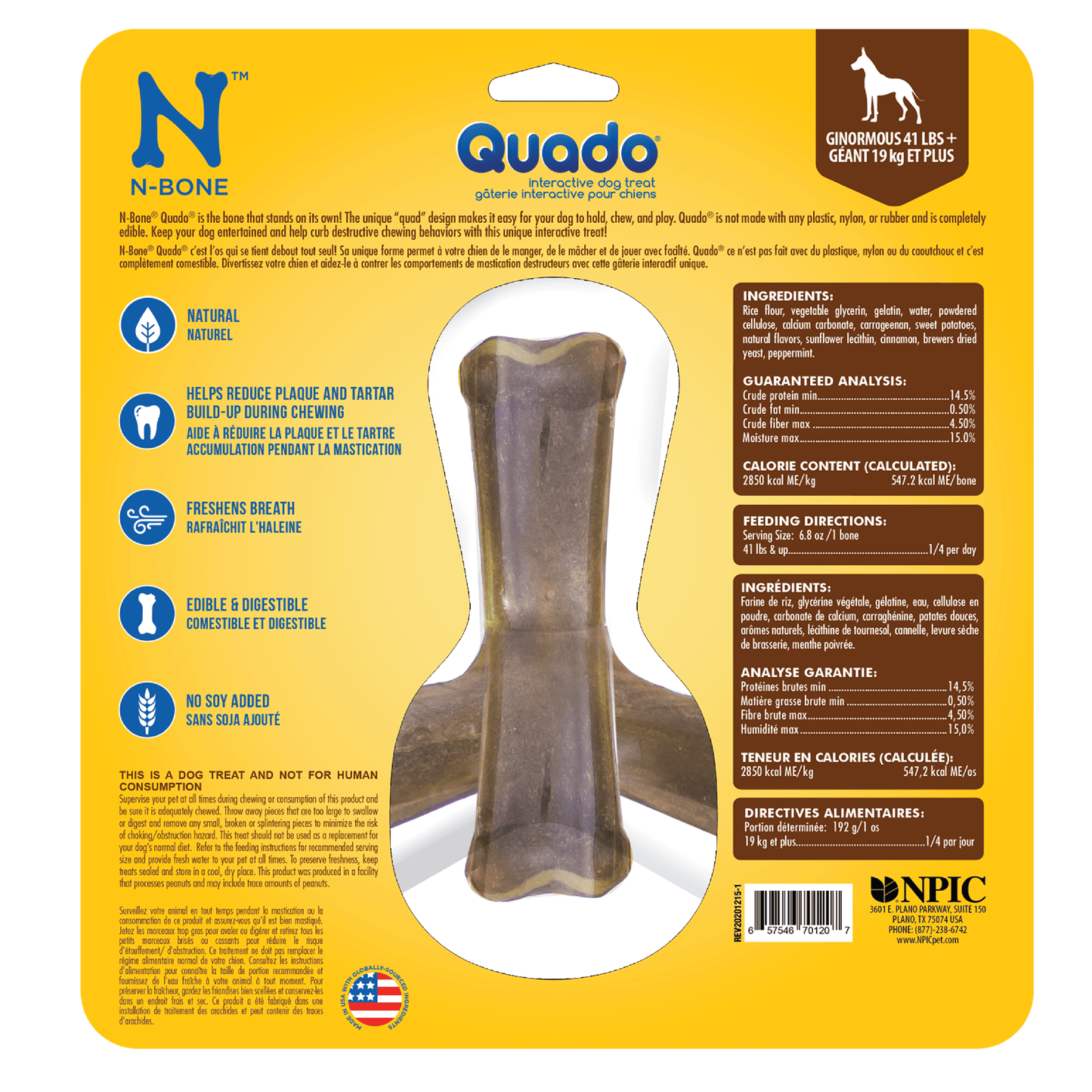 N-Bone® Quado® Interactive Bone BBQ Flavor