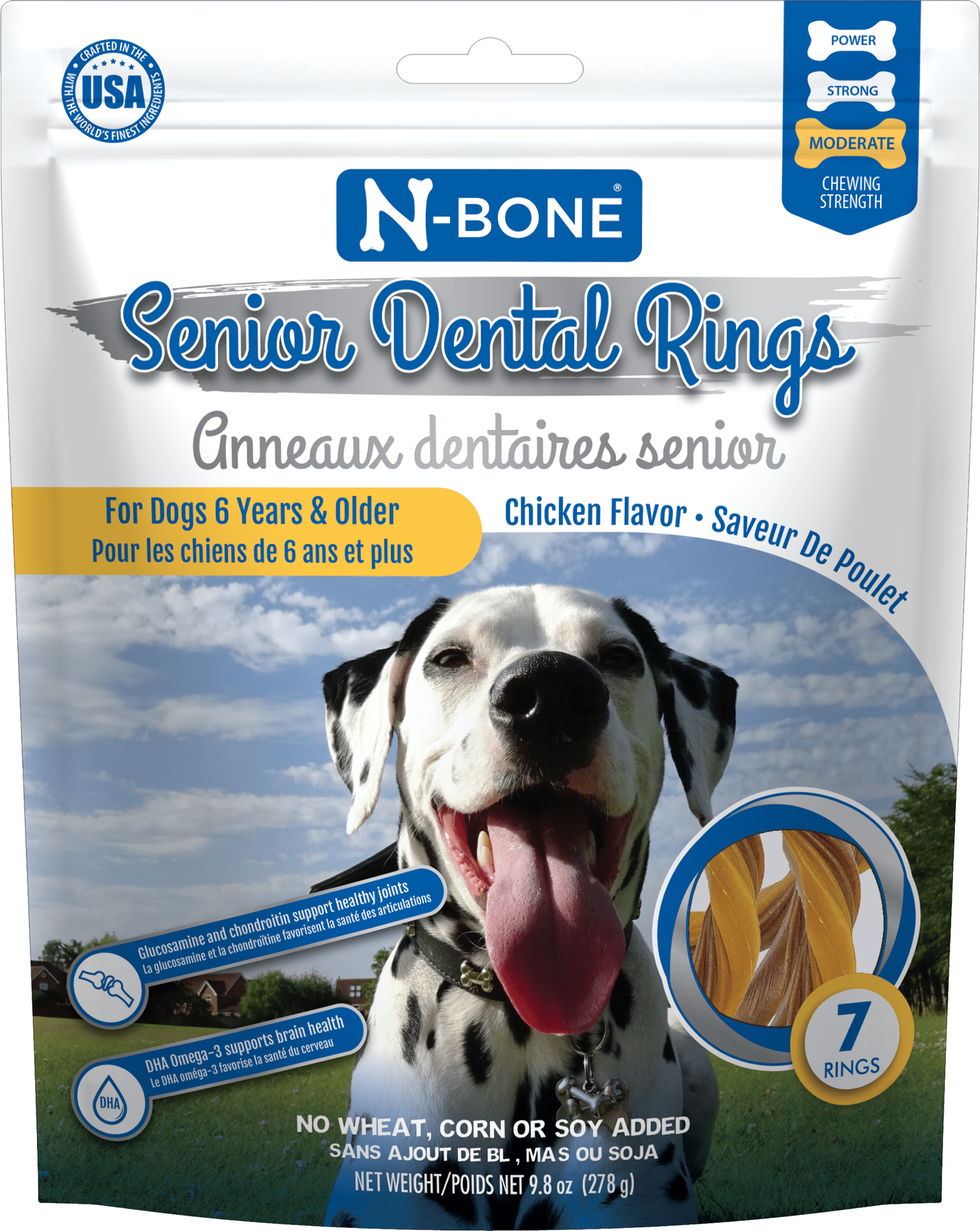 N-Bone® Senior Dental Rings Chicken Flavor – npicpet