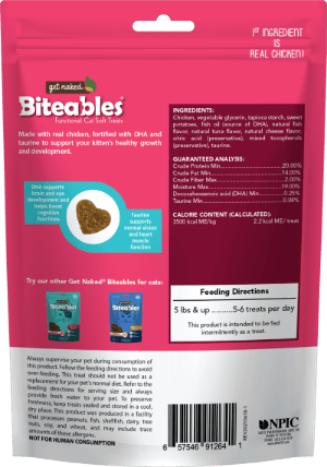 Get Naked® Biteables® Kitten Health+ Functional Soft Treats