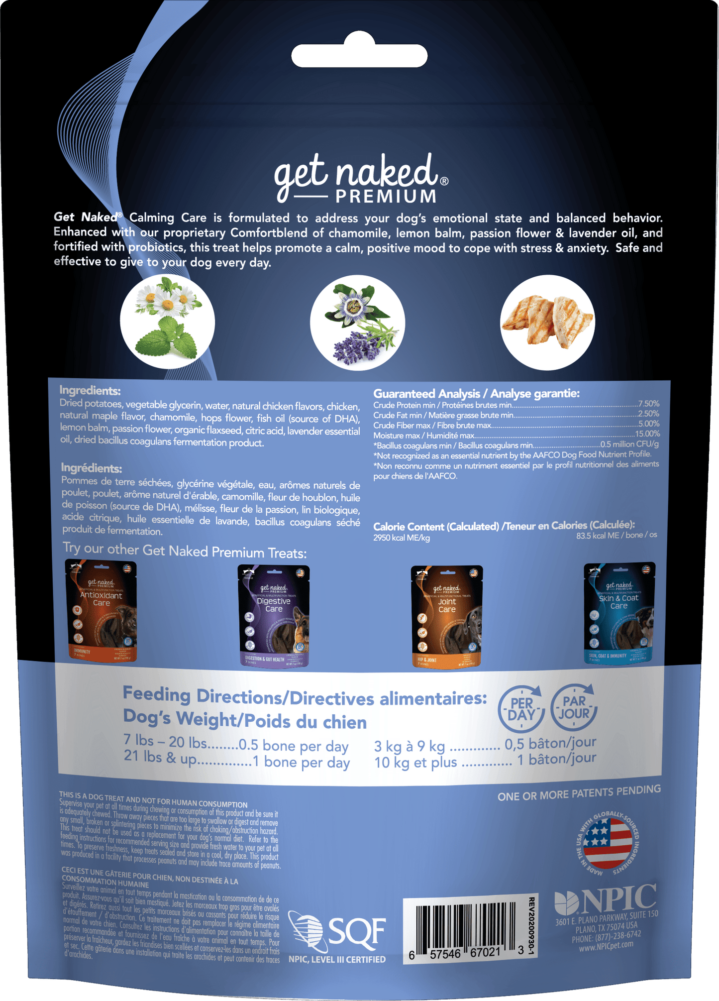 Get Naked® Premium® Calming Care Functional Bones