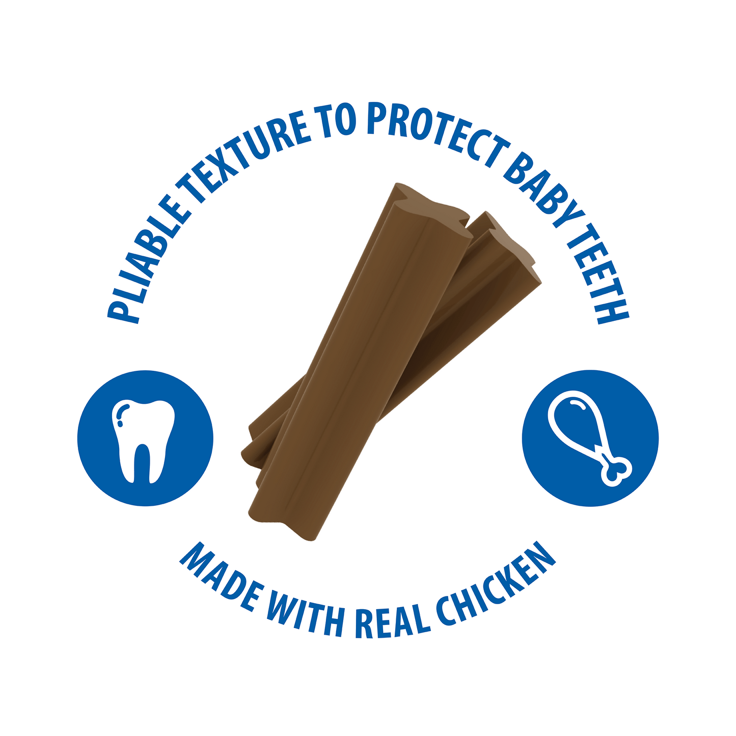 N-Bone® Jumbo Puppy Teething Sticks, Chicken Flavor