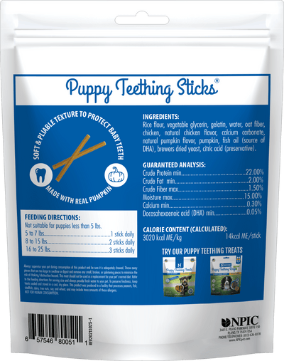 N-Bone® Puppy Teething Sticks Pumpkin Flavor