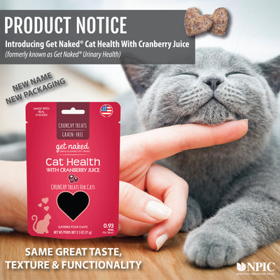 Product Notification - Get Naked® Urinary Health crunchy cat treats