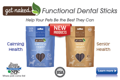Introducing the new Get Naked Functional Dental Chew Treats