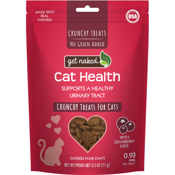 Get Naked® Cat Health Crunchy Treats - with Cranberry Juice (1 Bag)