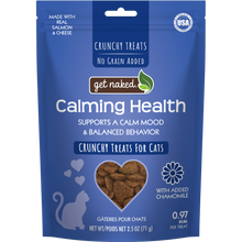 Get Naked® Calming Health Functional Crunchy Treats for Cats, Salmon & Cheese Flavor
