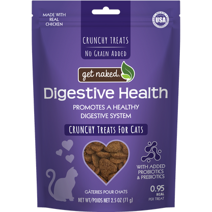 Get Naked® Digestive Health Functional Crunchy Treats for Cats, Chicken Flavor