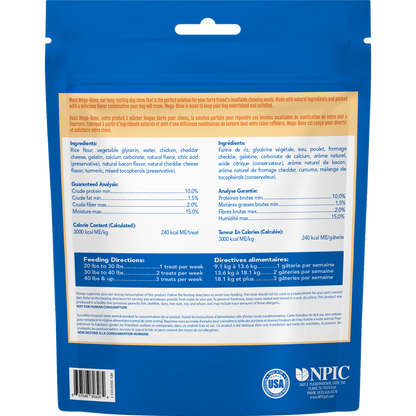 N-Bone® Mega-Bone Long-Lasting Chew Mac n' Cheese Flavor 6 count