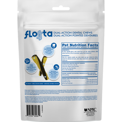 N-Bone Flossta Dual-Action Dental Chews Mint Flavor
