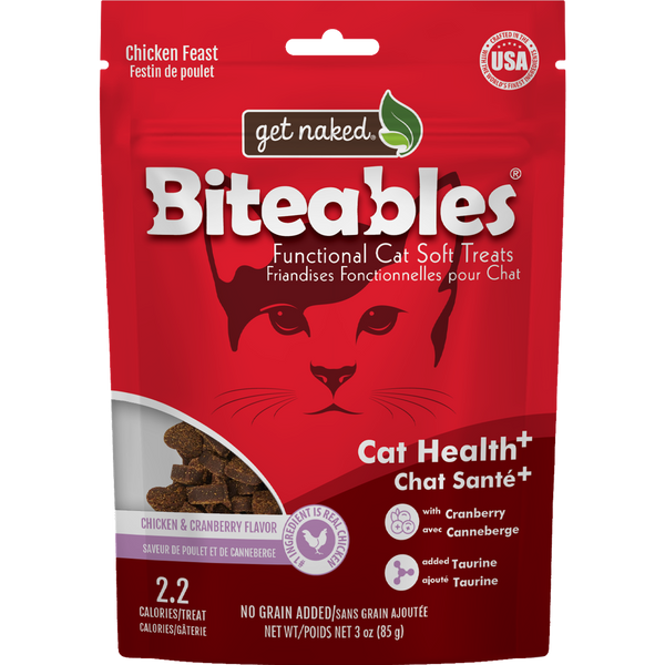 Get Naked® Biteables® Cat Health + Functional Soft Treats (1 Bag)