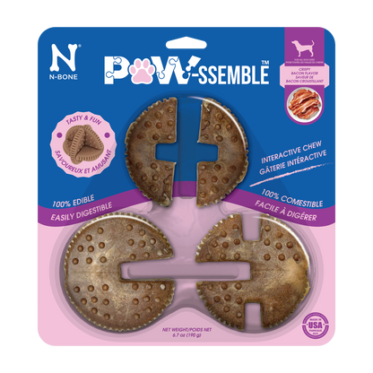 N-Bone® Paw-ssemble Interactive Chew Crispy Bacon Flavor
