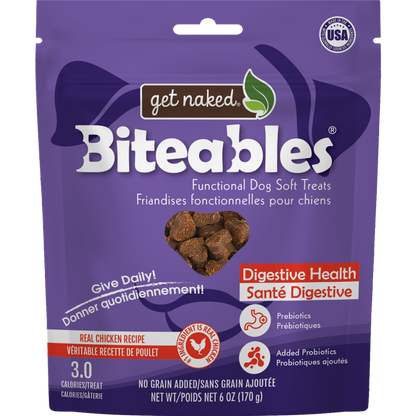 Get Naked® Biteables® Digestive Health Functional Dog Soft Treats