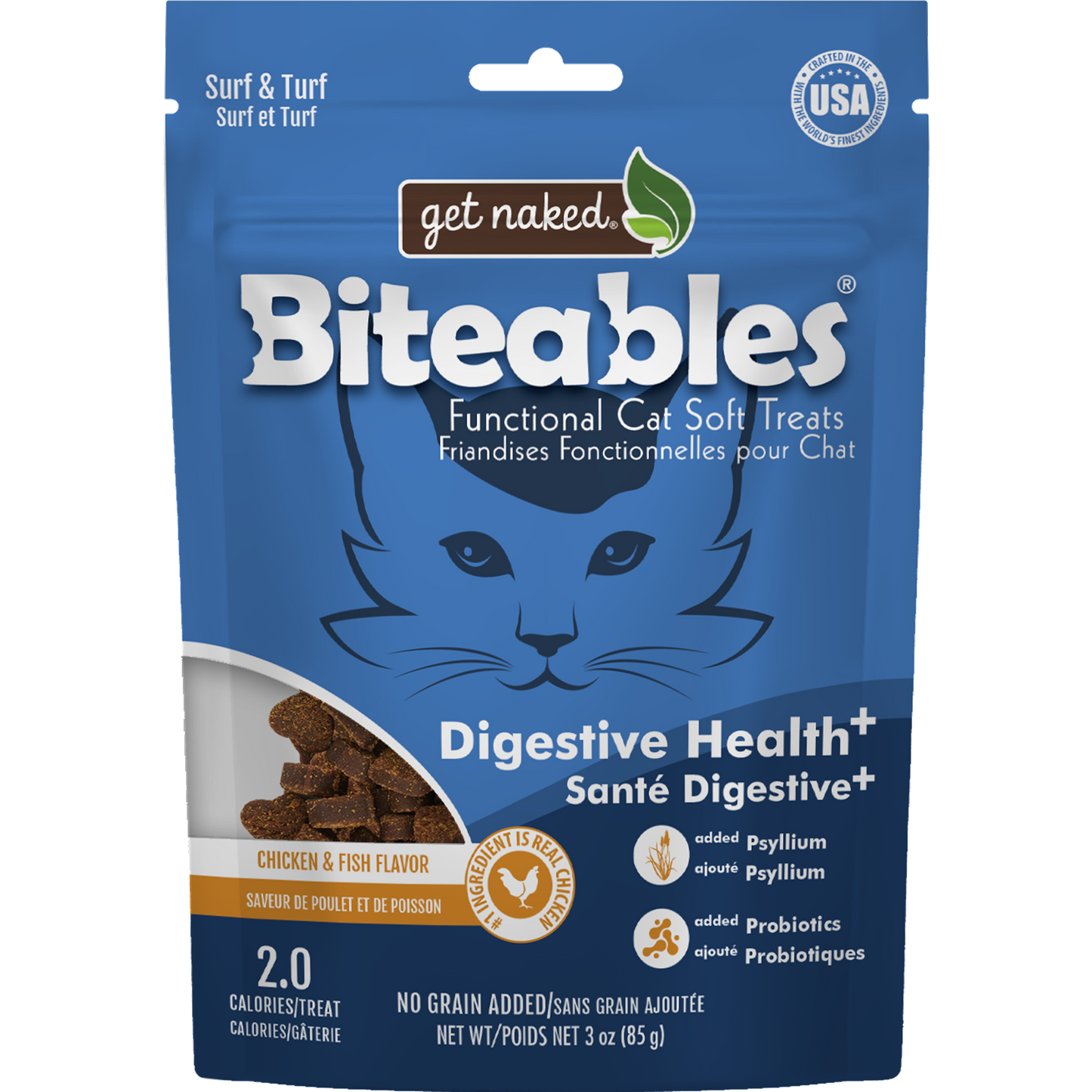 Get Naked® Biteables® Digestive Health+ Functional Cat Soft Treats