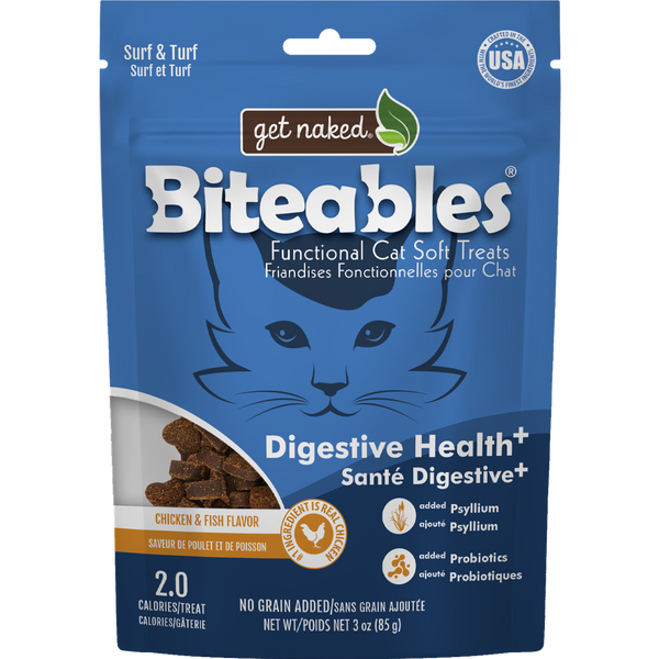 Get Naked® Biteables® Digestive Health + Functional Cat Soft Treats (1 Bag)