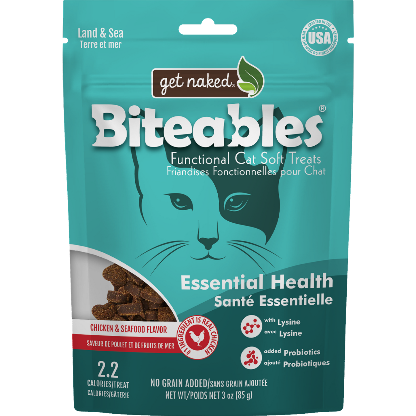 Get Naked® Biteables® Essential Health Functional Cat Soft Treats