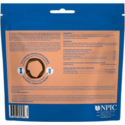 N-Bone Puppy Teething Rings Taste of Texas Pulled Pork Flavor