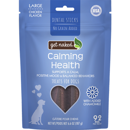 Get Naked® Calming Health Dental Dog Chew Sticks