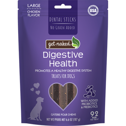Get Naked® Digestive Health Dental Dog Chew Sticks