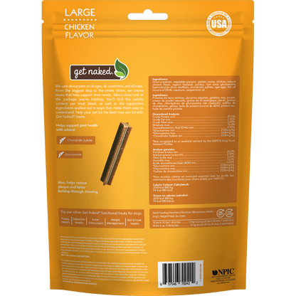 Get Naked® Joint Health Dog Dental Chew Sticks