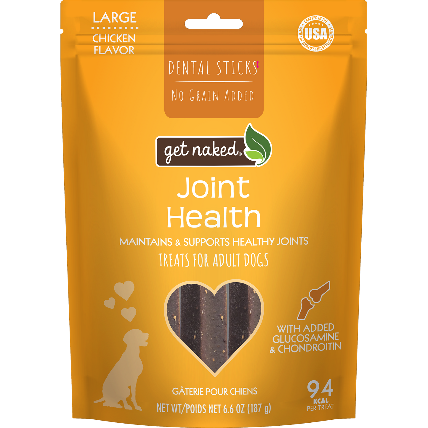 Get Naked® Joint Health Dog Dental Chew Sticks