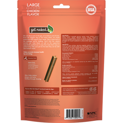 Get Naked® Super Antioxidant Dog Dental Chew Sticks