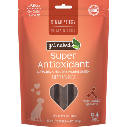 Get Naked® Super Antioxidant Dog Dental Chew Sticks