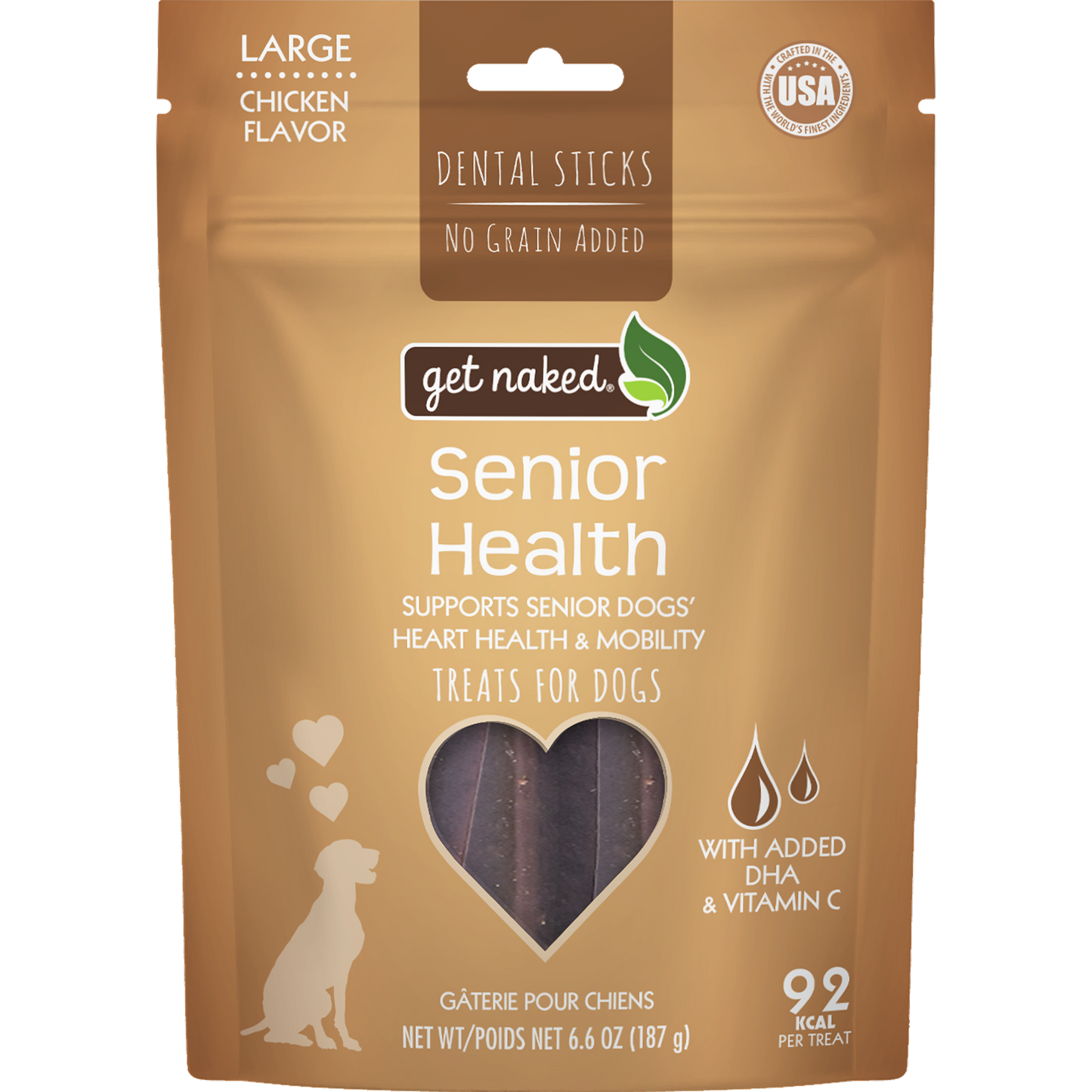 Get Naked® Senior Health Dental Dog Chew Sticks