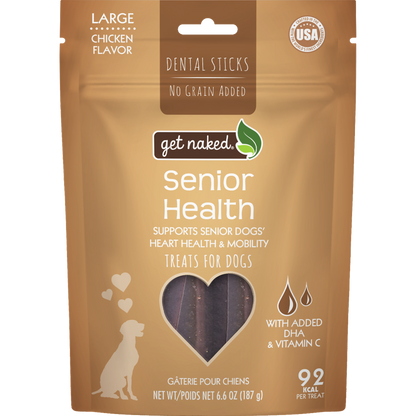 Get Naked® Senior Health Dental Dog Chew Sticks