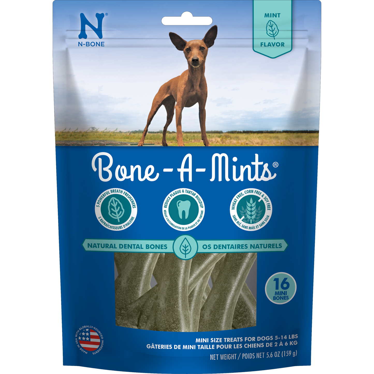 N-Bone® Bone-A-Mints® Mini Natural Dental Bones