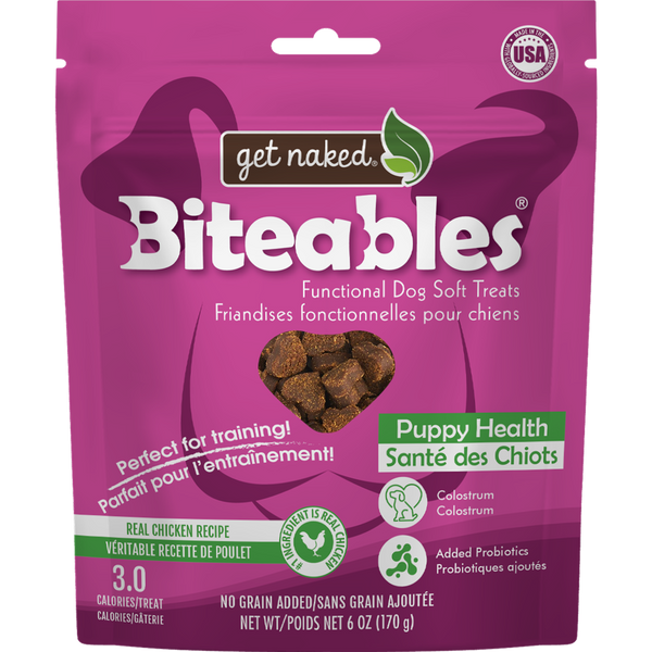 Get Naked® Biteables® Puppy Health Functional Soft Treats (1 Bag)