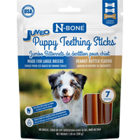N-Bone® Jumbo Puppy Teething Sticks, 7-count, Peanut Butter Flavor