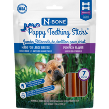 N-Bone® Jumbo Puppy Teething Sticks, 7-count, Pumpkin Flavor