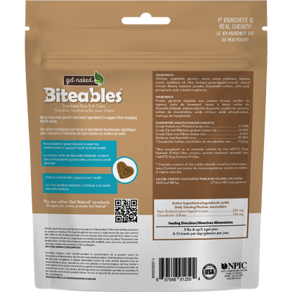 Get Naked® Biteables® Senior Health Functional Dog Soft Treats