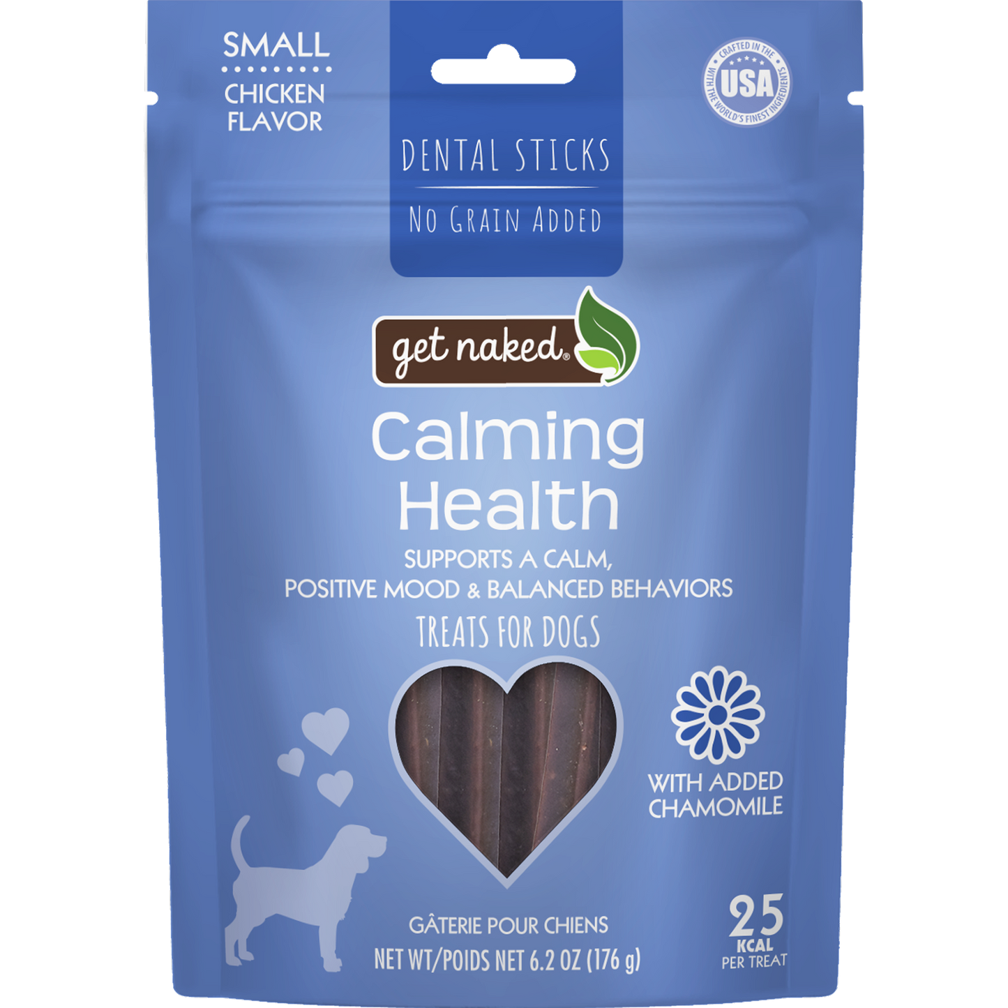 Get Naked® Calming Health Dental Dog Chew Sticks