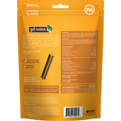 Get Naked® Joint Health Dog Dental Chew Sticks