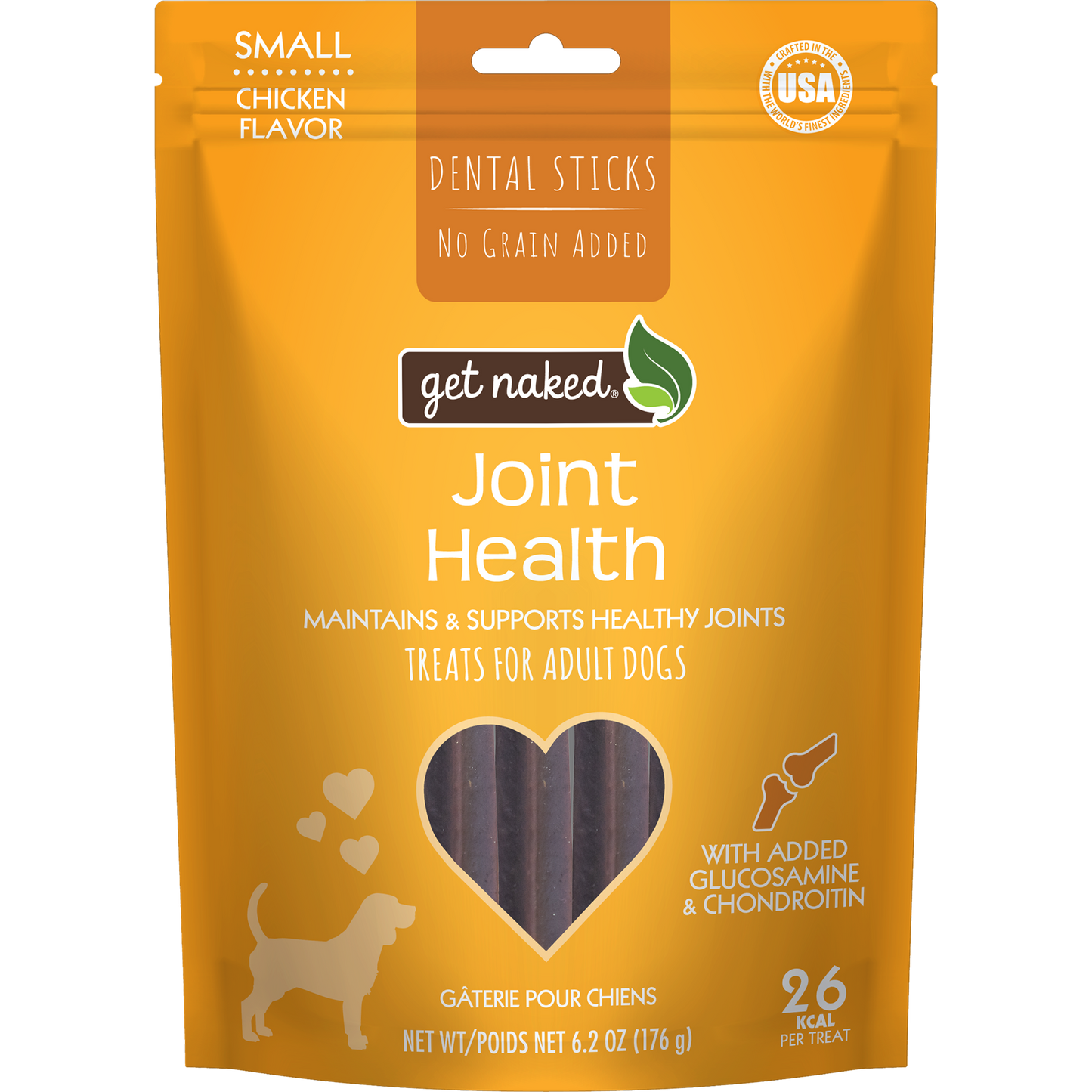 Get Naked® Joint Health Dog Dental Chew Sticks