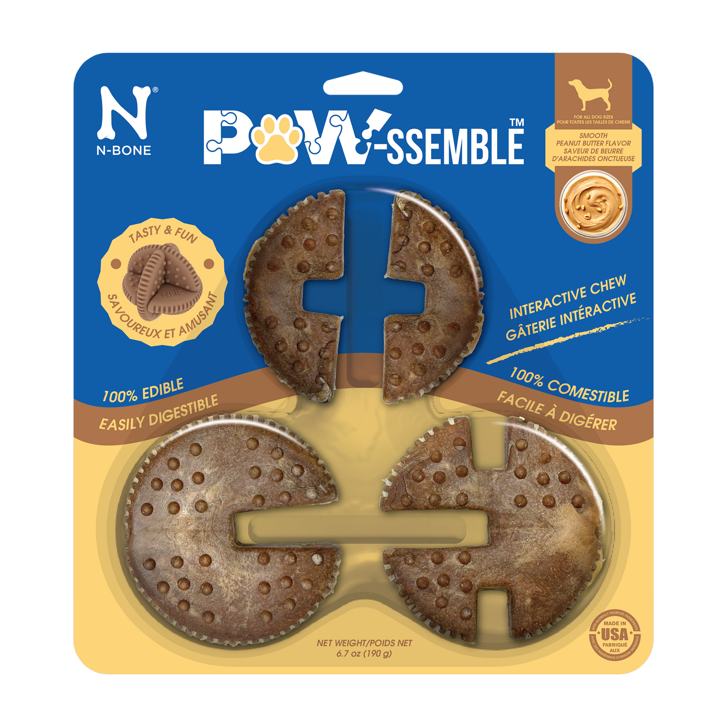 N-Bone® Paw-ssemble Interactive Chew Crispy Bacon Flavor