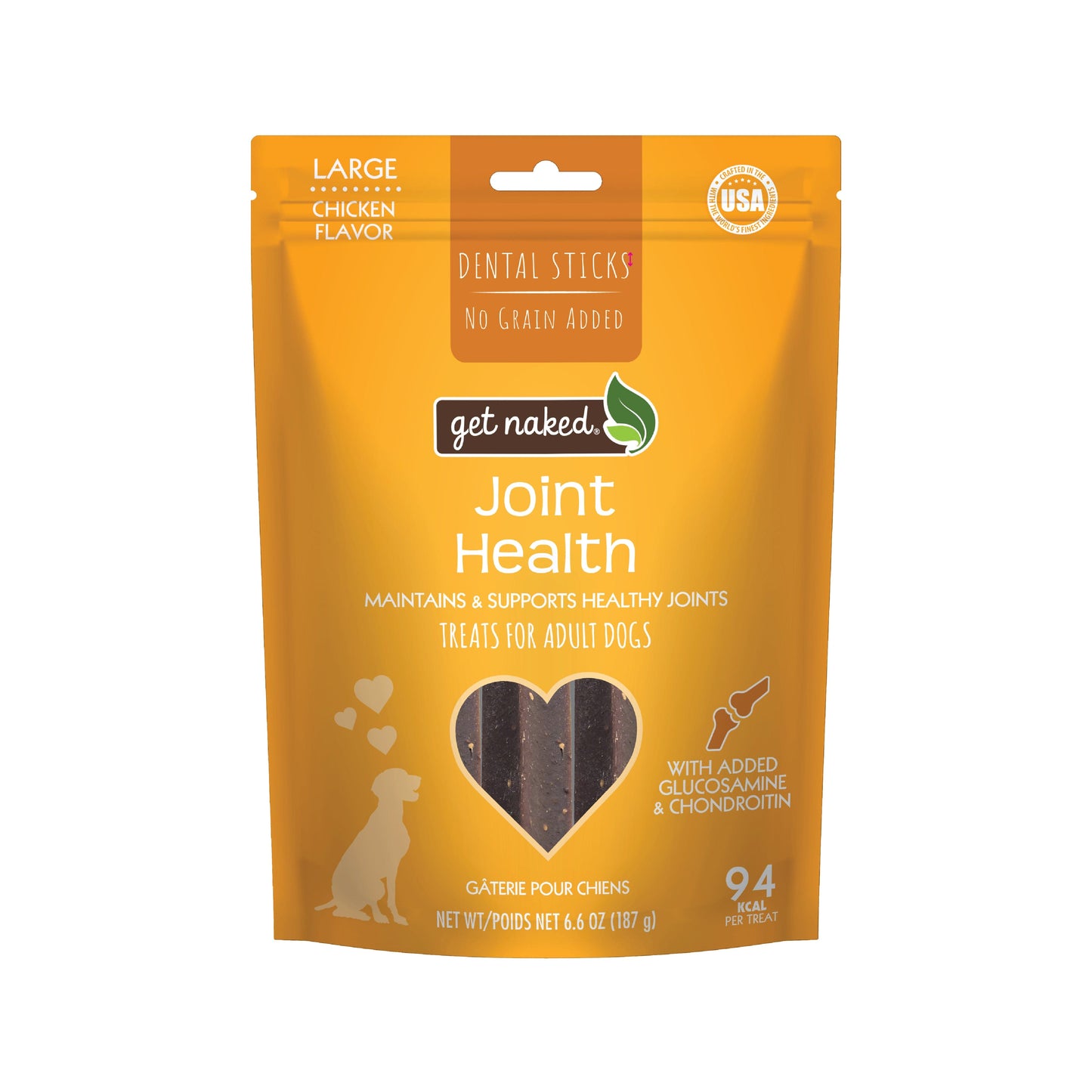 Get Naked® Joint Health Dog Dental Chew Sticks