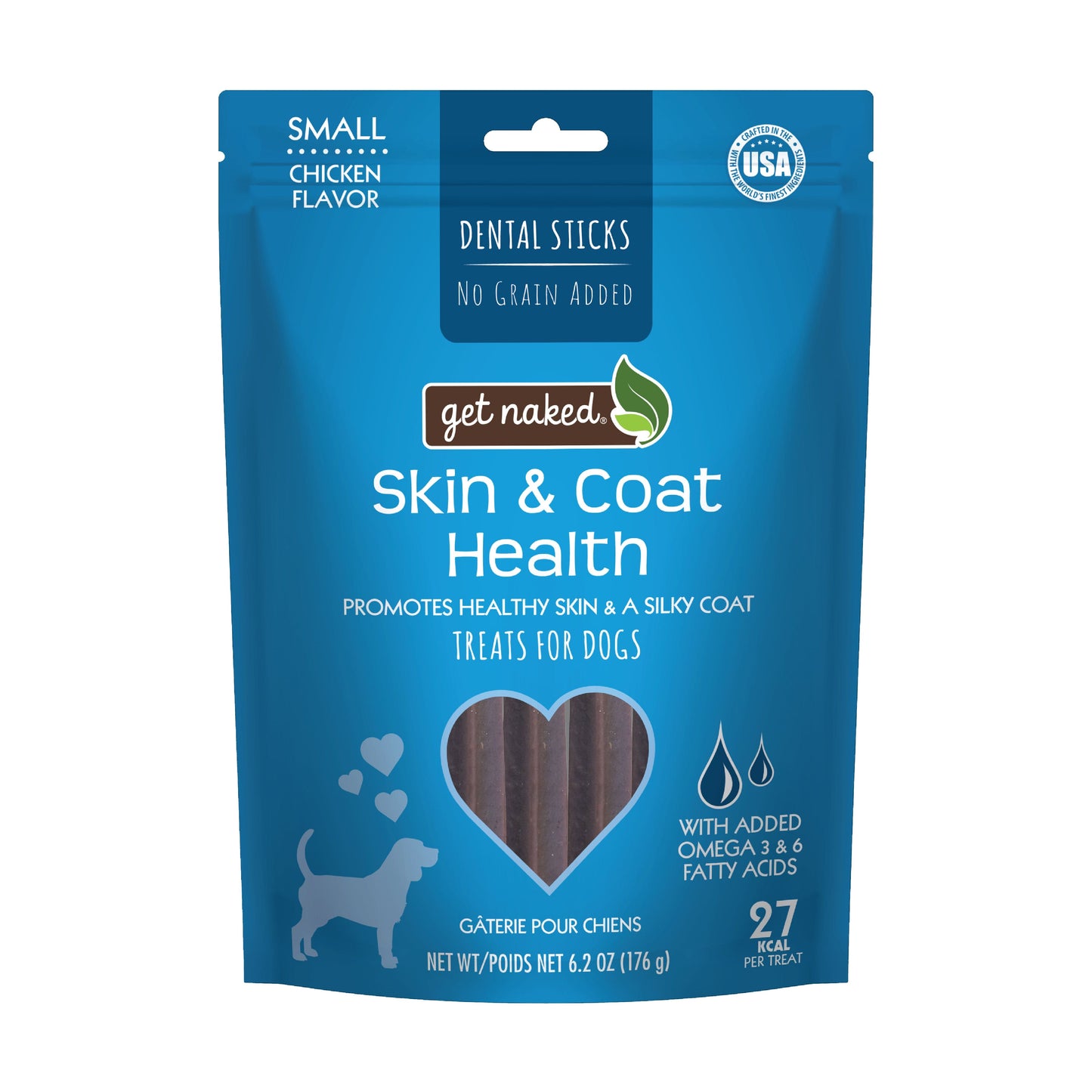 Get Naked® Skin & Coat Health Dog Dental Chew Sticks