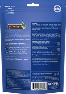 Get Naked® Calming Health Functional Crunchy Treats for Cats, Salmon & Cheese Flavor